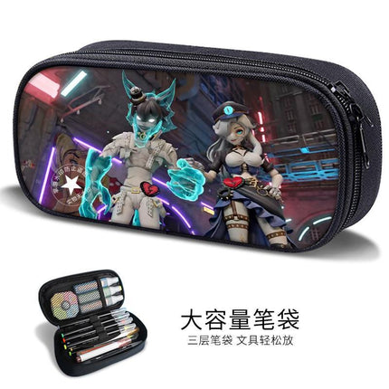 Redmond Irene Stationery Bag Eggman Party Peggy Two-Dimensional Pen Bag Boys Stationery Box Elementary School Pencil Bag