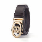 Alloy gold lion coffee belt / 120cm