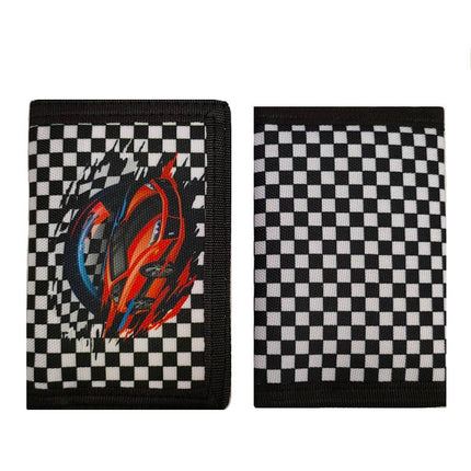Printed Folding Children's Wallet Boys 2024 Student Cartoon Coin Purse Anime Zipper Girls Wallet Storage