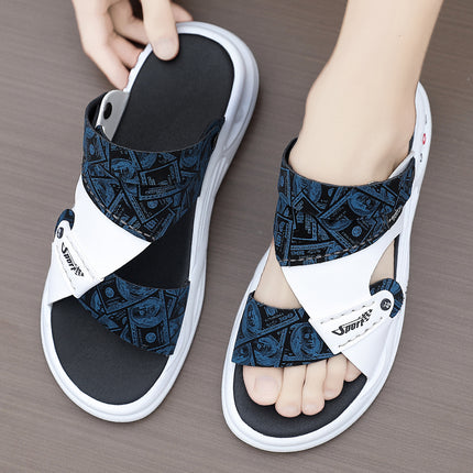 Men's Sandals for Summer 2025, New Model for Outdoor Wear, Durable Vietnamese Beach Slippers, Dual-Purpose for Sports and Driving
