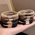 Braided gold tube [mixed color] 10 pieces