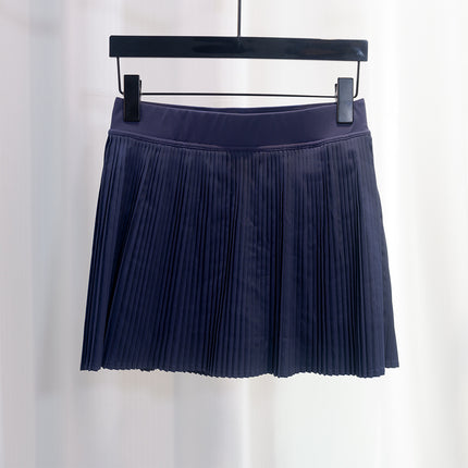 ♔ Summer Women's Accordion Pleated High-Waisted Versatile Tennis Skirt for Outdoor Sports, Slimming, Leg-Lengthening, Elegant, Non-Slip