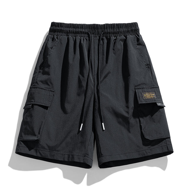 Summer New Men's Shorts Japanese Tooling Pants Loose Straight Thin Breathable Fashionable All-match Casual Pants