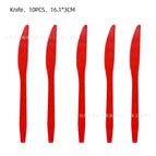 Red knife 10pcs