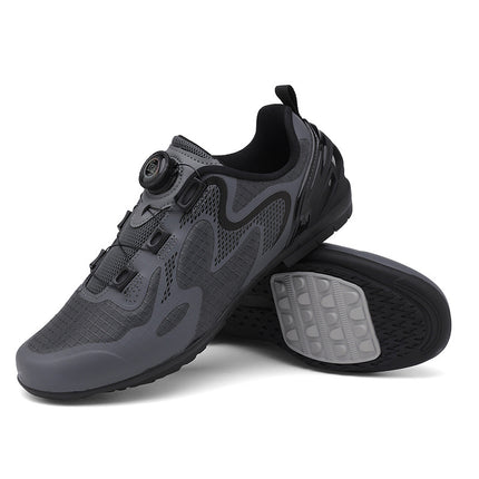 Self-Propelled Bicycle Road Mountain Cycling Shoes Men's Casual Flat Pedal Non-Locking Flat Bottom Locking Hard Bottom Women's Shoes Non-Locking Wholesale