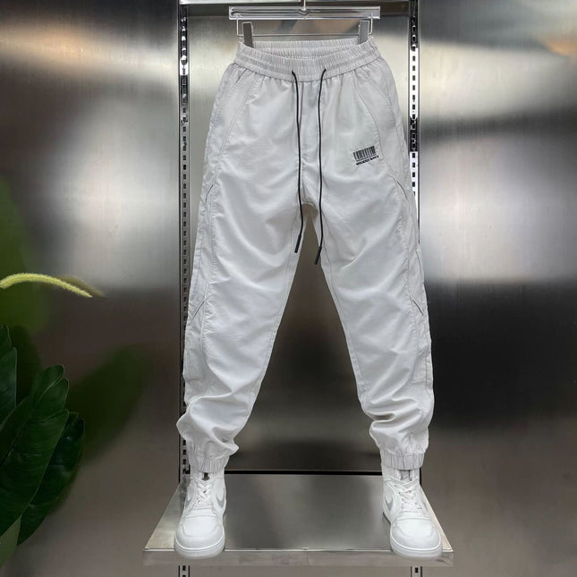 Duffy Shuai Chao Brand Pants Men's Spring and Autumn New Quick-drying Pants Loose Embroidered Leggings Casual Sports Leggings Men's Leggings