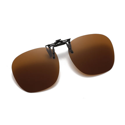 Polarized Sunglasses Clip-On Women's 2025 New European and American Fashion Stylish Myopia Clip-On Dual-Purpose Color-Changing Sunglasses Clip-On