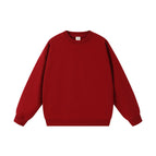 Round neck style-maroon red / S