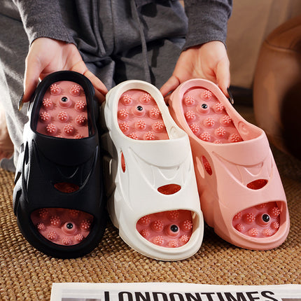 Internet Celebrity Acupressure Board Slippers for Women, Summer Home Indoor Non-Slip Slippers, Casual Women's Foot Massage Slippers