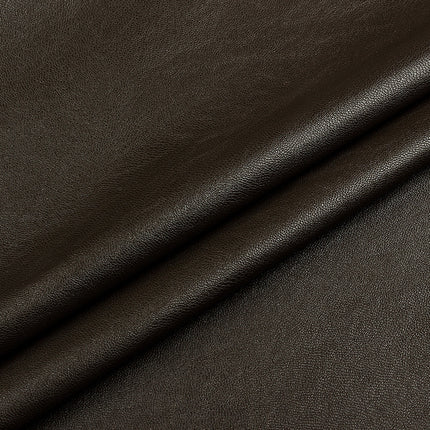Elastic Pu Soft Leather Fabric with Fine Grain for Bags and Shoes, Flat Elastic Clothing Material, Plain Weave Garment Accessories for Cross-Border Trade