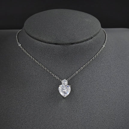 E-commerce Europe and the United States cross-border sincere heart-shaped pendant necklace red female niche high x4877