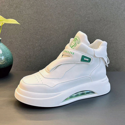 2023 Summer New Air Cushion Shoes Men's Autumn Trendy All-match High-top Casual Shoes Inner Heightening Comfortable Sneakers for Men
