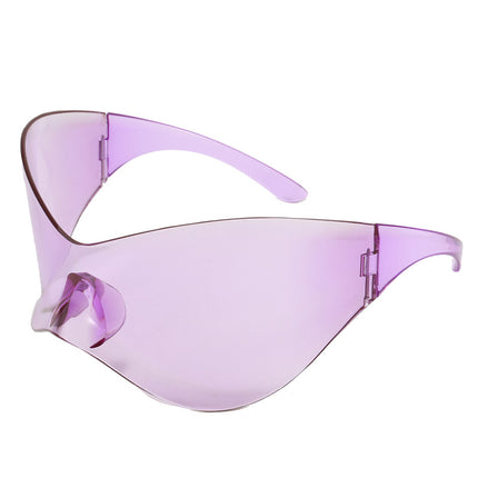 Europe and the United States cross-border new fashion ball shape mirror personality wear fruit color mask fashionable sunglasses 8032
