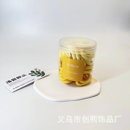 20 canned hair bands new rubber band female tie towel ring thick high elastic hair rope simple hair rope