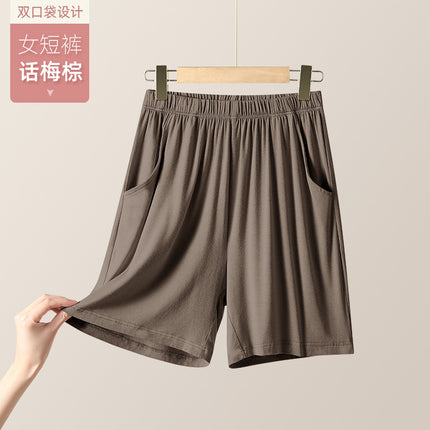 Summer Women's Modal Pajama Pants Home Pants Outwear Shorts Five-point Pants Loose Thin Sports Mid-waist New Style