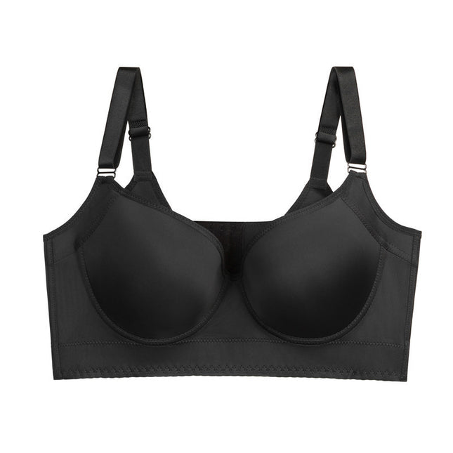 Cross-Border Popular Large Size Underwear, Feminine Push-Up Amazon European and American Large Breast Underwear, Full Cup Large Size Bra