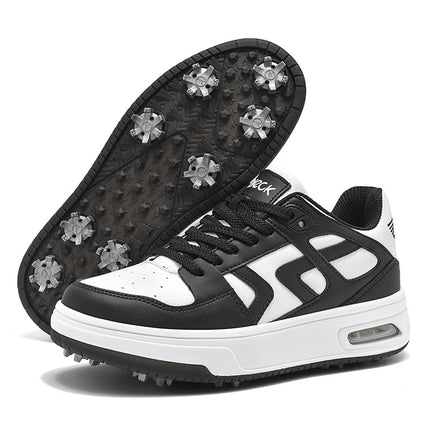 Height-Increasing White Shoes Golf Shoes for Men and Women Professional Couples Lawn Golf Shoes Casual Sports Sneakers