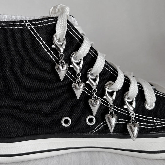 Personalized Clover Shoe Pendant Metal Punk Star Shoe Buckle Accessories Design Jewelry Wholesale Trendy Jewelry