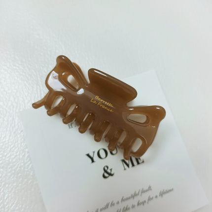 Korean Style New Acetic Acid 5.8cm Grab Clip Fresh Simple Hairpin High-grade Hair Accessories Hair Shark Clip