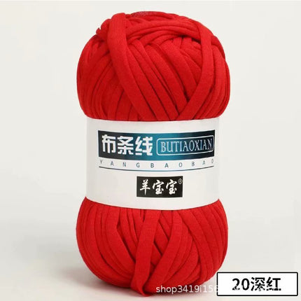 Cloth thread hand-woven bag thread crocheted home carpet wool DIY Hyun-a with factory wholesale