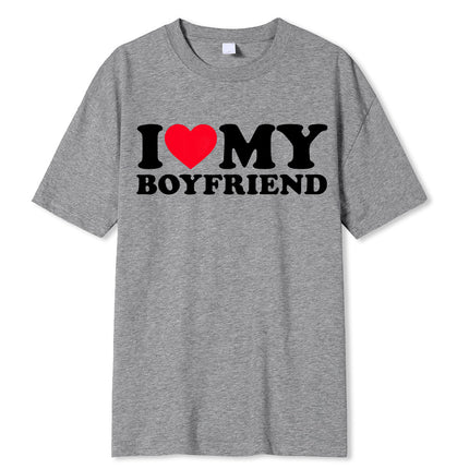 220g Heavyweight European Size Export Women's Tops Cross-Border E-Commerce Amazon Letter Style Printed Cotton T-Shirt Letters