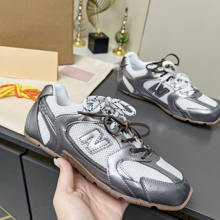 2025 New Leather Mesh Breathable Lace-up Flat Forrest Gump Shoes Casual Sports Casual Shoes German Training Shoes New