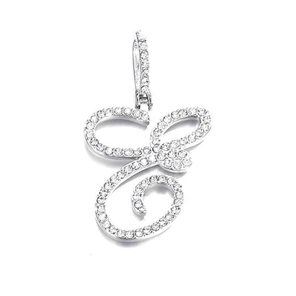 Foreign trade popular products full diamond hip hop jewelry grass letter pendant melon seed buckle Cuban chain accessories Amazon exclusive