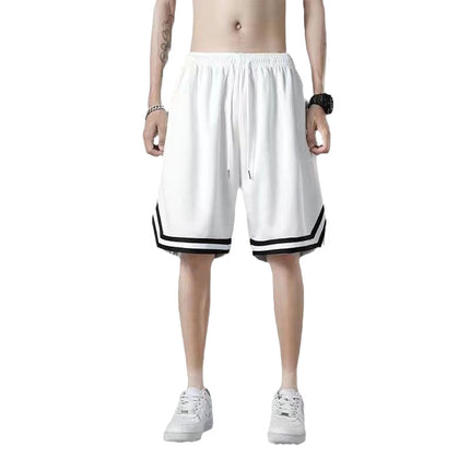Men's Basketball Pants Running Shorts Fitness Five-point Mesh Pants Loose Sports Street Ball Trend Men's Elite Training