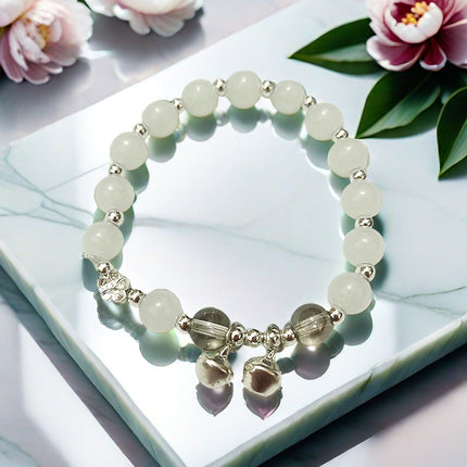 New Chinese-Style Ancient Beaded Elastic String Bracelet, Sweet Girl's Glass Bracelet, Night Market Stall, Cross-Border Live Broadcast Jewelry
