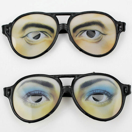 Halloween April Fool's Day Men and Women Funny Funny Glasses Eye-to-Eye Glasses