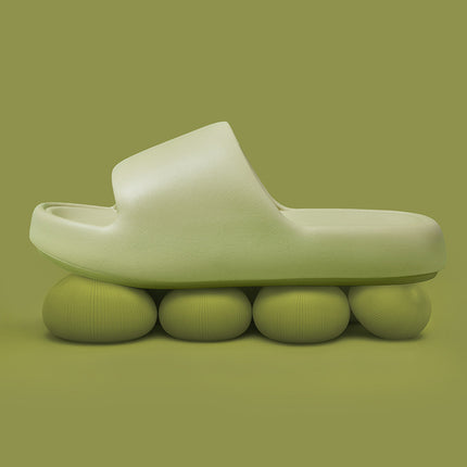 Korean Style Non-Slip Soft-Soled Eva Slippers for Women in Summer Bathroom Bathing Couples Thick-Soled Home Sandals