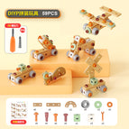 59 piece set of manual screw tools