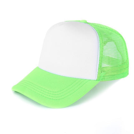 Amazon's Hottest Customized Sponge Mesh Cap for Men and Women Travel Advertising Double Solid Color Baseball Manufacturer Wholesale Buttoned Style