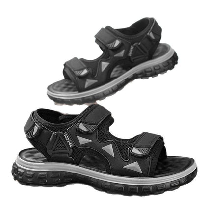 2025 Spring and Summer Men's New Open Toe Fashion All-match Daily Casual Velcro Men's Sandals