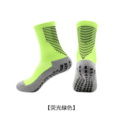 Customized Anti-Slip Football Socks, Elite Training Socks, Towel-Soled Mid-Calf Socks, Sweat-Absorbent Sports Socks, Quick-Drying