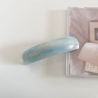 Light blue stripes [curved spring clip]