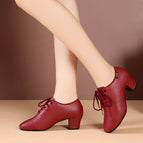 J04 wine red two-point bottom- 5cm heel height / 34