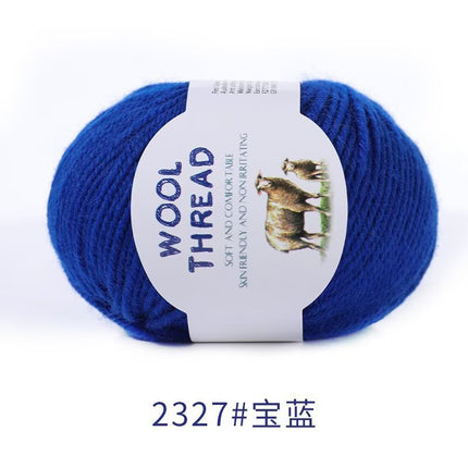 Cross-Border Wholesale Merino Wool Thread Handmade Stick Needle Hand Knitted Sweater Wool Pants Jacket Hat Scarf Shawl Thread