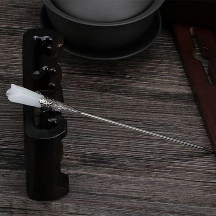 Antique Wood Hairpin Tassel Step-up Hair Hairpin Children's Imitation Ebony Headwear Disc Hair Han Clothing Accessories Ancient Costree Hair Hairpin Hair
