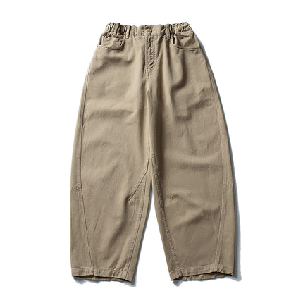 Black Fleet American Retro Small Curved Knife-Style Washed Casual Pants Unisex Loose Straight-Leg Long Pants Workwear