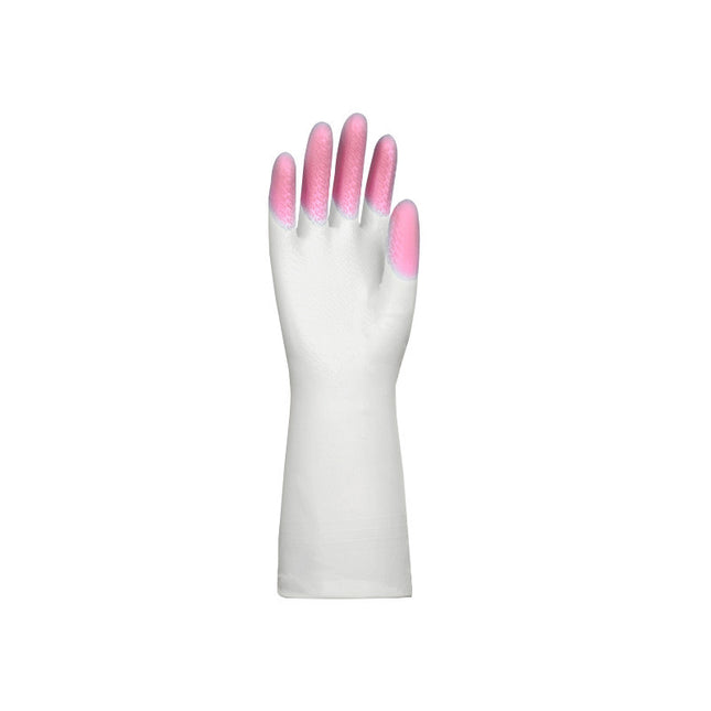 Sanhan Gloves Rubber Latex Kitchen Cleaning Laundry Dishwashing Durable Rubber Pvc Nano Sponge Magic Wipe