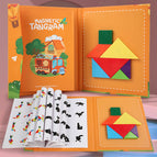 [package 9] traffic magnetic tangram