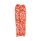 Orange gauze skirt / Free size