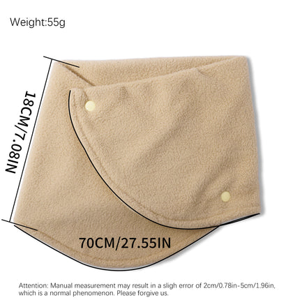 Factory direct autumn and winter plush ins style high color value neck collar warm cold students cute Joker scarf