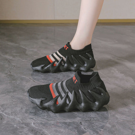 Sports Shoes for Women 2025 New Spring and Summer Popular Coconut Shoes Casual Mesh Breathable Lightweight Running Single Mesh Shoes