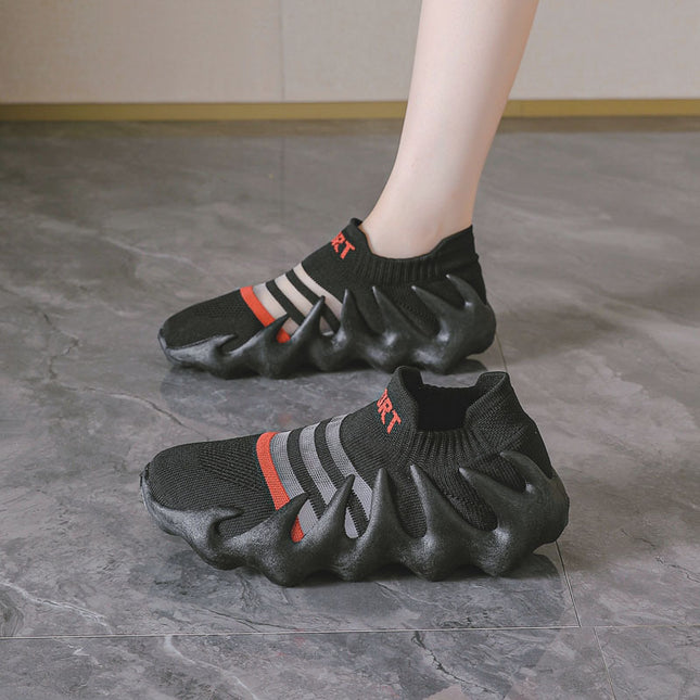 Sports Shoes for Women 2025 New Spring and Summer Popular Coconut Shoes Casual Mesh Breathable Lightweight Running Single Mesh Shoes