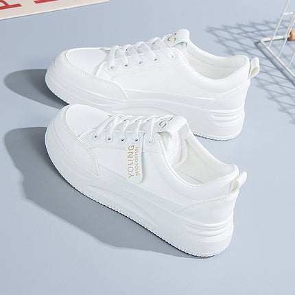 Feeling small white shoes women's shoes 2024 summer new soft bottom sports board shoes casual shoes
