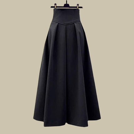 Autumn and Winter Outfits for Women 2025 New Large Size Loose Fake Two-Piece Sweater Versatile Vest Slimming Look Skirt Three-Piece Set