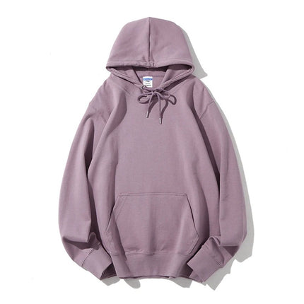 Men's autumn AG300g health cloth solid color hooded vests men's cross-border fashion brand men's coat printing wholesale