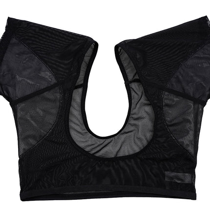 In-Stock Amazon Underarm Cotton Sweat-Absorbing Pad Vest Mesh Breathable Quick-Drying Short-Sleeve Breathable Sweat-Absorbing Anti-Sweat Vest